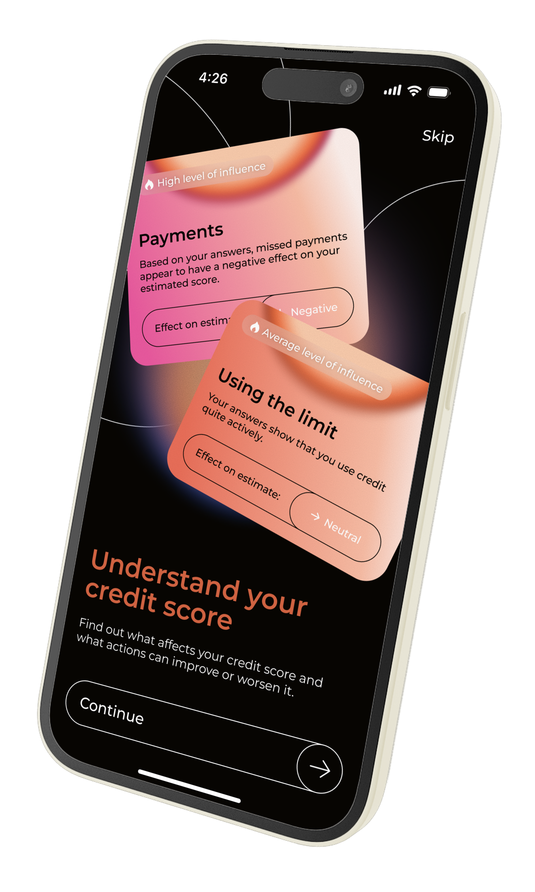 Credit assessment app